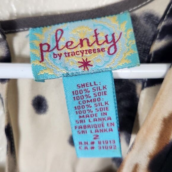 Plenty by Tracyreese Dress Silk EUC Size 2 Multicolor Open to Offers! - Picture 8 of 9